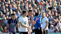 Paul Faloon shows a red card to Ronan Jones 20/6/2026