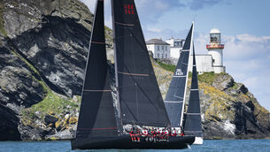 <p>Khumbu leads the way in the Round Ireland Race. Pic: David Branigan/Oceansport</p> <p>Khumbu leads the way in the Round Ireland Race. Pic: David Branigan/Oceansport</p>