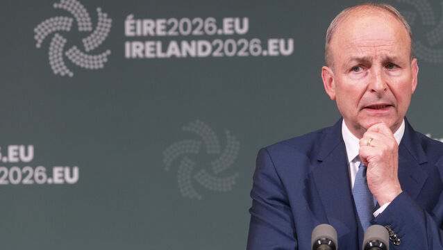 <p>Taoiseach Micheál Martin said the legislation to alter the triple lock had been in the party's manifesto ahead of the 2024 general election and was in the programme for government, which was agreed by 93% of the party's membership. Picture: Sam Boal/Collins</p>