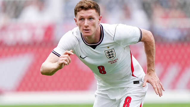 <p>England's Elliot Anderson plays for Nottingham Forest, the team Bernard O'Shea supports</p>