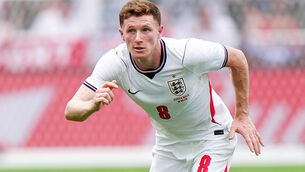 <p>England's Elliot Anderson plays for Nottingham Forest, the team Bernard O'Shea supports</p>