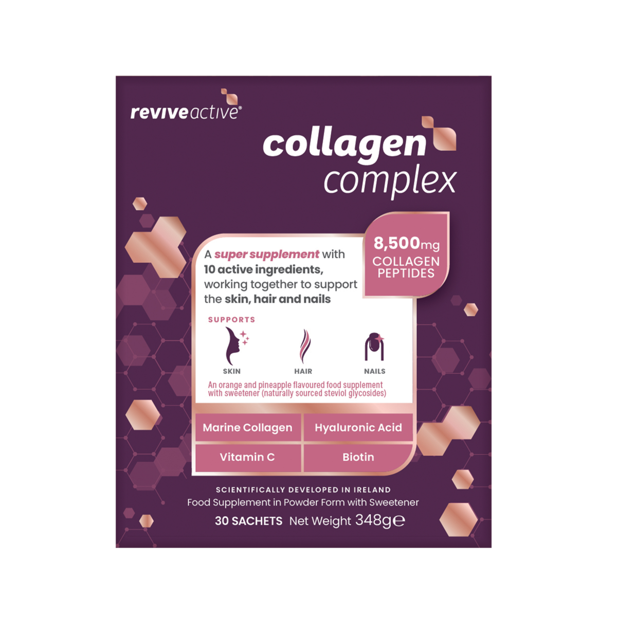 Revive Active Collagen Complex, €59.94, Boots Revive Active Collagen Complex, €59.94, Boots