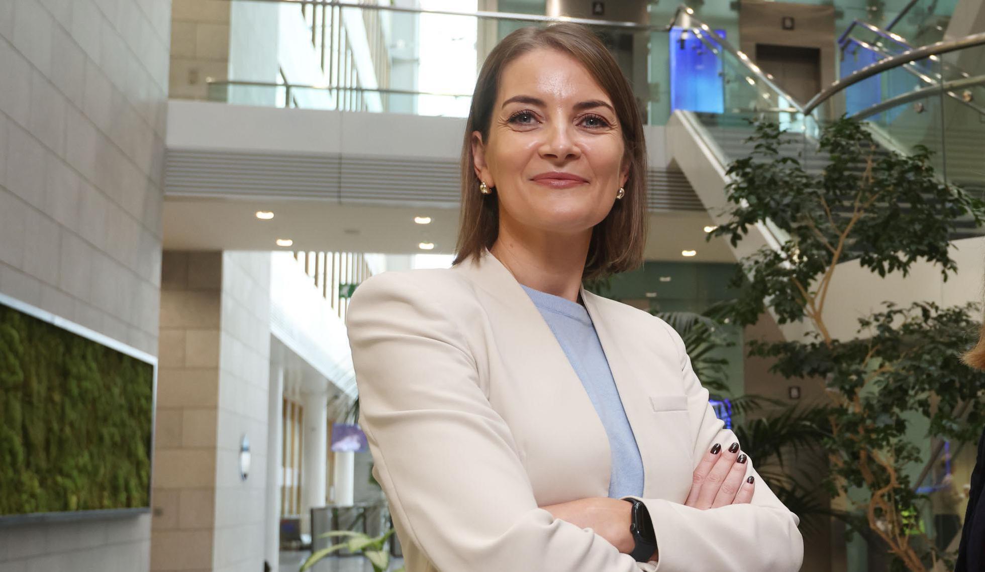Davinia Conlan, Citi Country Officer Ireland, and chair of the Federation of International Banks in Ireland (FIBI). 44% of FIBI members surveyed expect to increase employee numbers during 2026. Picture: Leon Farrell/Photocall Ireland