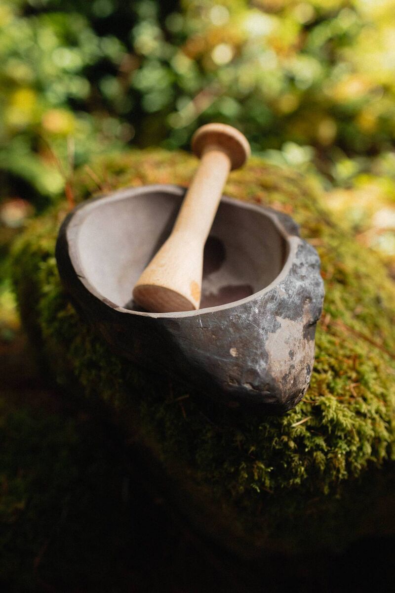 Esk Mountain pestle and mortar, €90.00