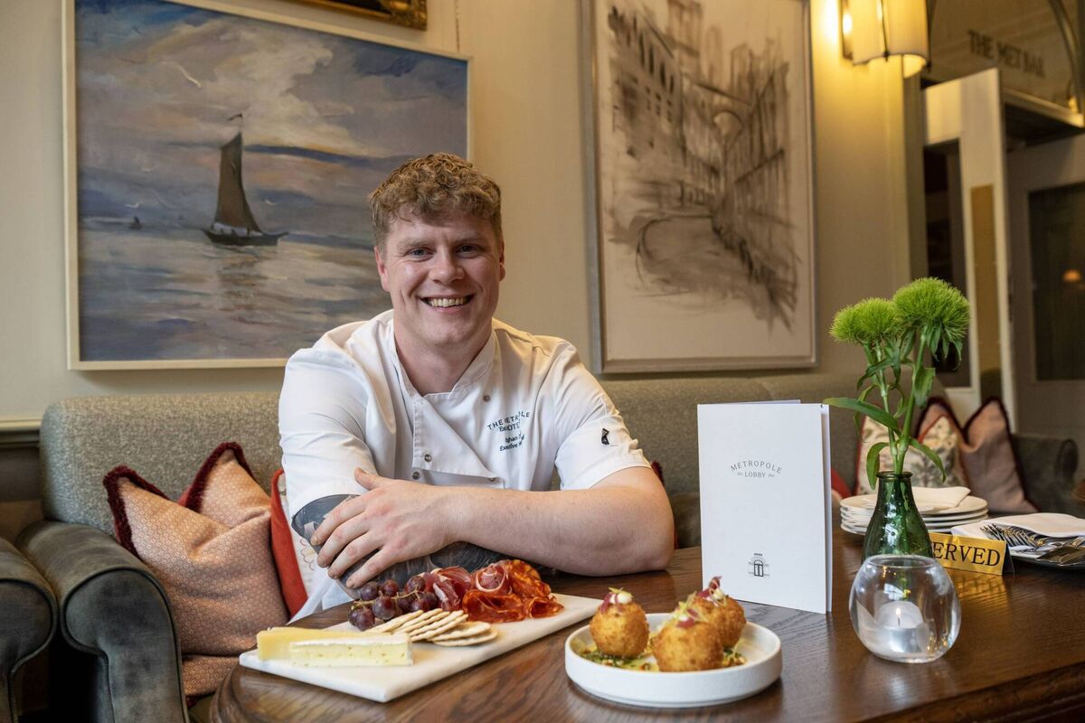 Executive Head Chef Eoghan O’Flynn at the Metropole Hotel. Picture: Brian Lougheed