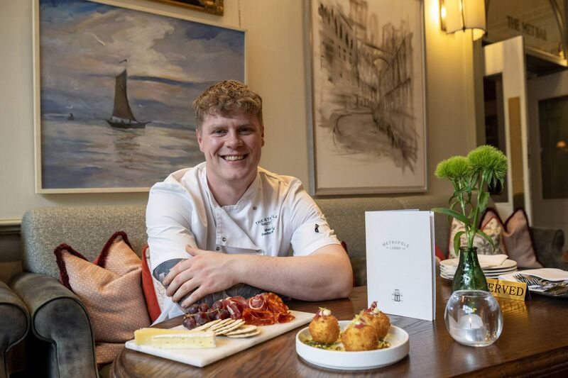 Executive Head Chef Eoghan O’Flynn at the Metropole Hotel. Picture: Brian Lougheed