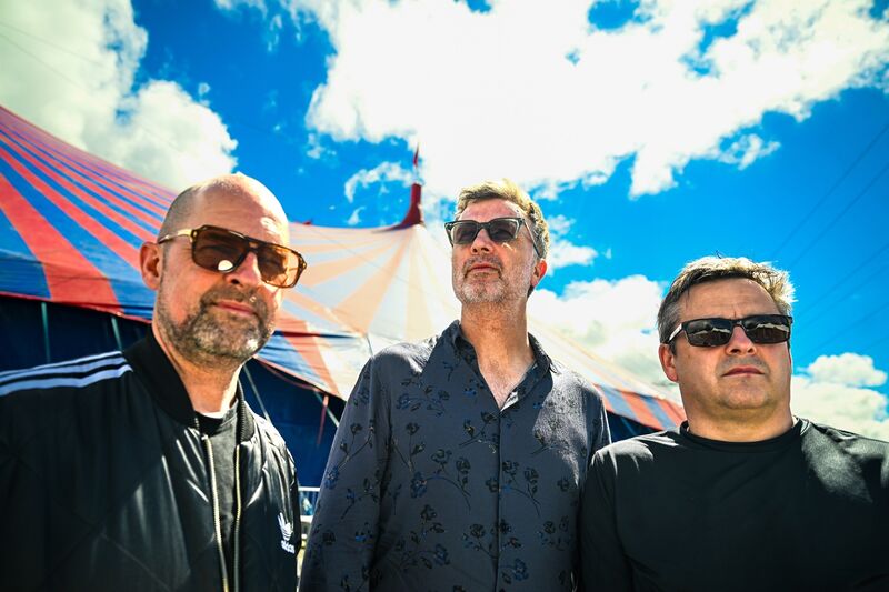 David Geraghty, Paul Noonan and Dominic Phillips backstage ahead of their performance at Live at the Marquee. Picture: Chani Anderson David Geraghty, Paul Noonan and Dominic Phillips backstage ahead of their performance at Live at the Marquee. Picture: Chani Anderson