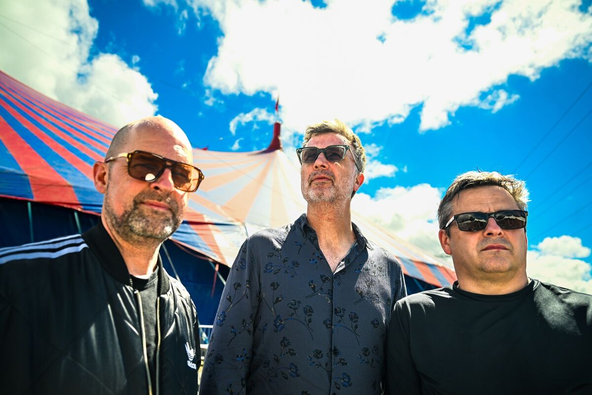 David Geraghty, Paul Noonan and Dominic Phillips backstage ahead of their performance at Live at the Marquee. Picture: Chani Anderson David Geraghty, Paul Noonan and Dominic Phillips backstage ahead of their performance at Live at the Marquee. Picture: Chani Anderson