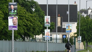 <p> Some election posters in Cork City in 2024. A new report from An Coimisiún Toghcháin, Ireland’s Electoral Commission, has recommended reducing the size of election posters, enforcing existing postering laws, and communicating with political stakeholders about public safety. File picture: Eddie O'Hare</p> <p> Some election posters in Cork City in 2024. A new report from An Coimisiún Toghcháin, Ireland’s Electoral Commission, has recommended reducing the size of election posters, enforcing existing postering laws, and communicating with political stakeholders about public safety. File picture: Eddie O'Hare</p>