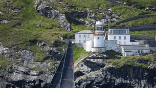 <p>Class 0 entry starting the 704 nautical mile Round Ireland Race is Khumbu skippered by Guy Gillon passes Wicklow Head lighthouse. Photograph: David Branigan/Oceansport Repro free for editorial use with credit byline</p> <p>Class 0 entry starting the 704 nautical mile Round Ireland Race is Khumbu skippered by Guy Gillon passes Wicklow Head lighthouse. Photograph: David Branigan/Oceansport Repro free for editorial use with credit byline</p>