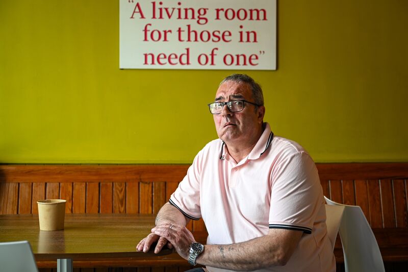 Robbie Byrne, operations manager at The Lighthouse Café in Dublin. A former addict, Robbie now helps support people facing addiction, homelessness, and social exclusion. Robbie Byrne, operations manager at The Lighthouse Café in Dublin. A former addict, Robbie now helps support people facing addiction, homelessness, and social exclusion.