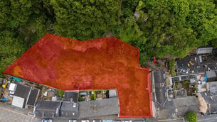 <p>The site in The Glen, Kinsale.</p>