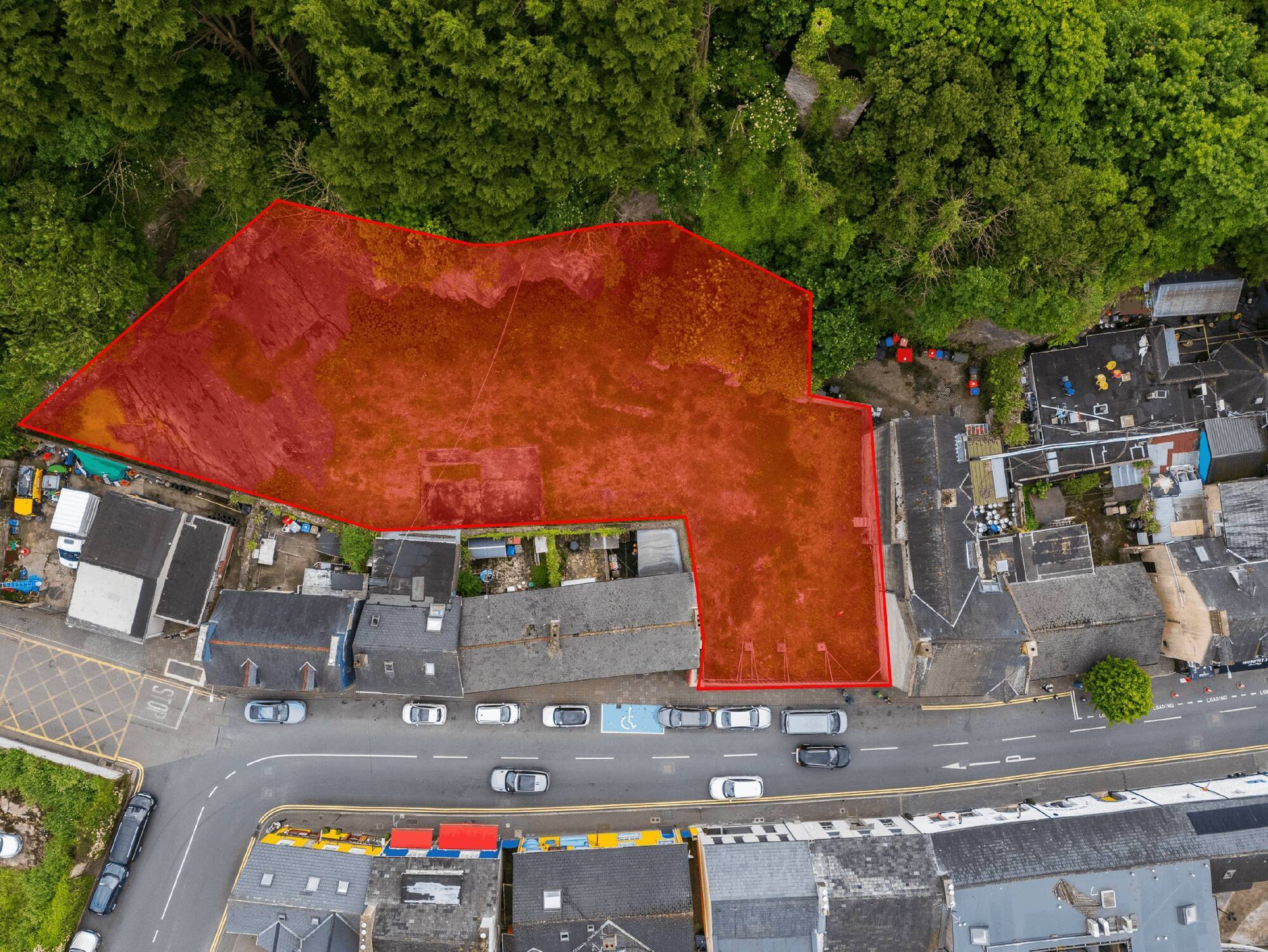 The site in The Glen, Kinsale.