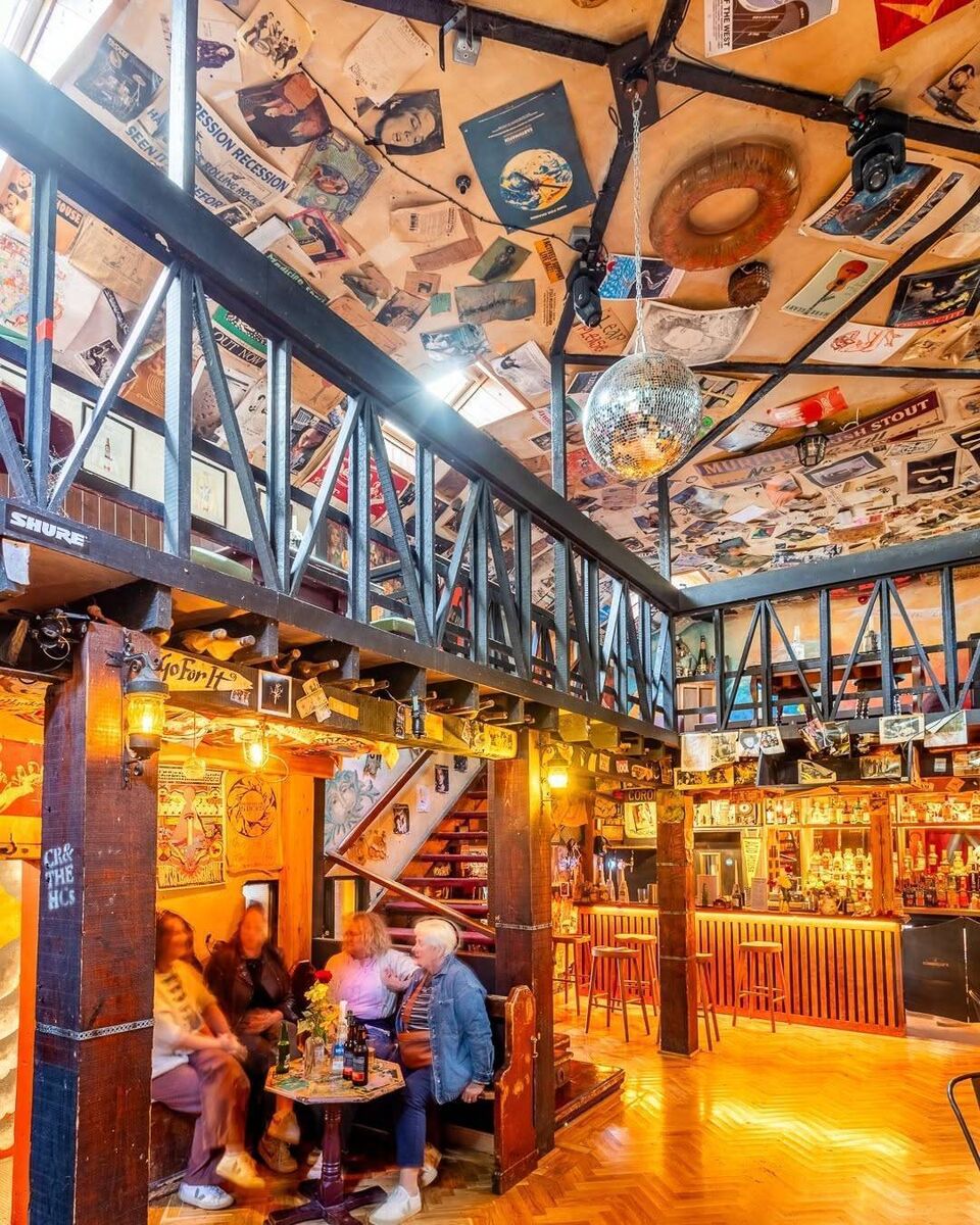 The interior of iconic West Cork music venue Connolly's of Leap. 