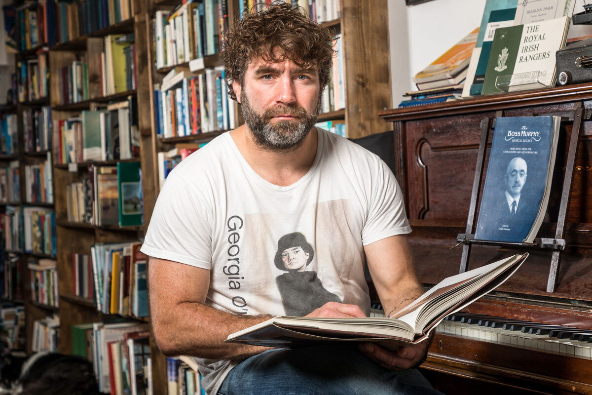 Simon Prim at his bookshop Bibliotherapy on Main Street in Kinsale, Co Cork, also famous as a venue for music. Picture: David Creedon