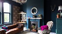 Fashionable vintage styled living room