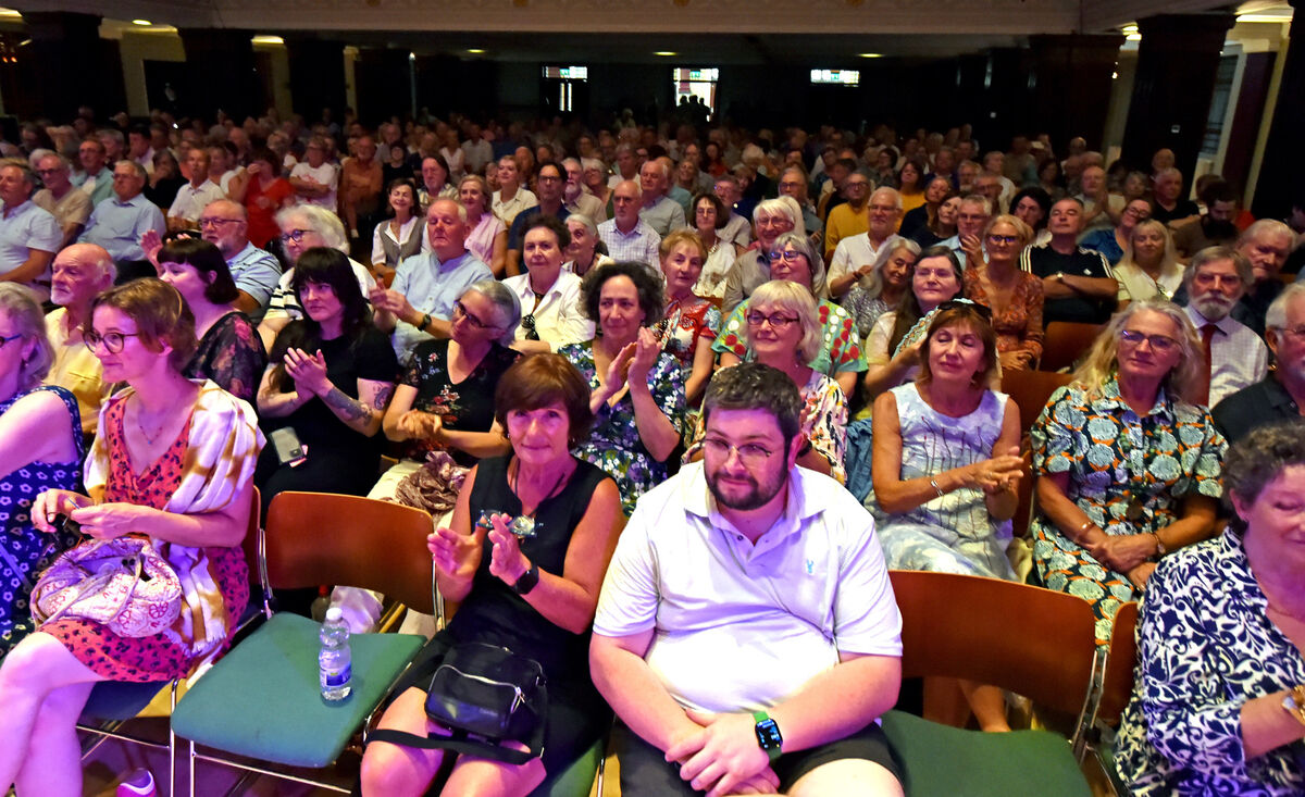  Part of the crowd at the Jimmy Crowley event at the City Hall, Cork. Pictures; Eddie O'Hare