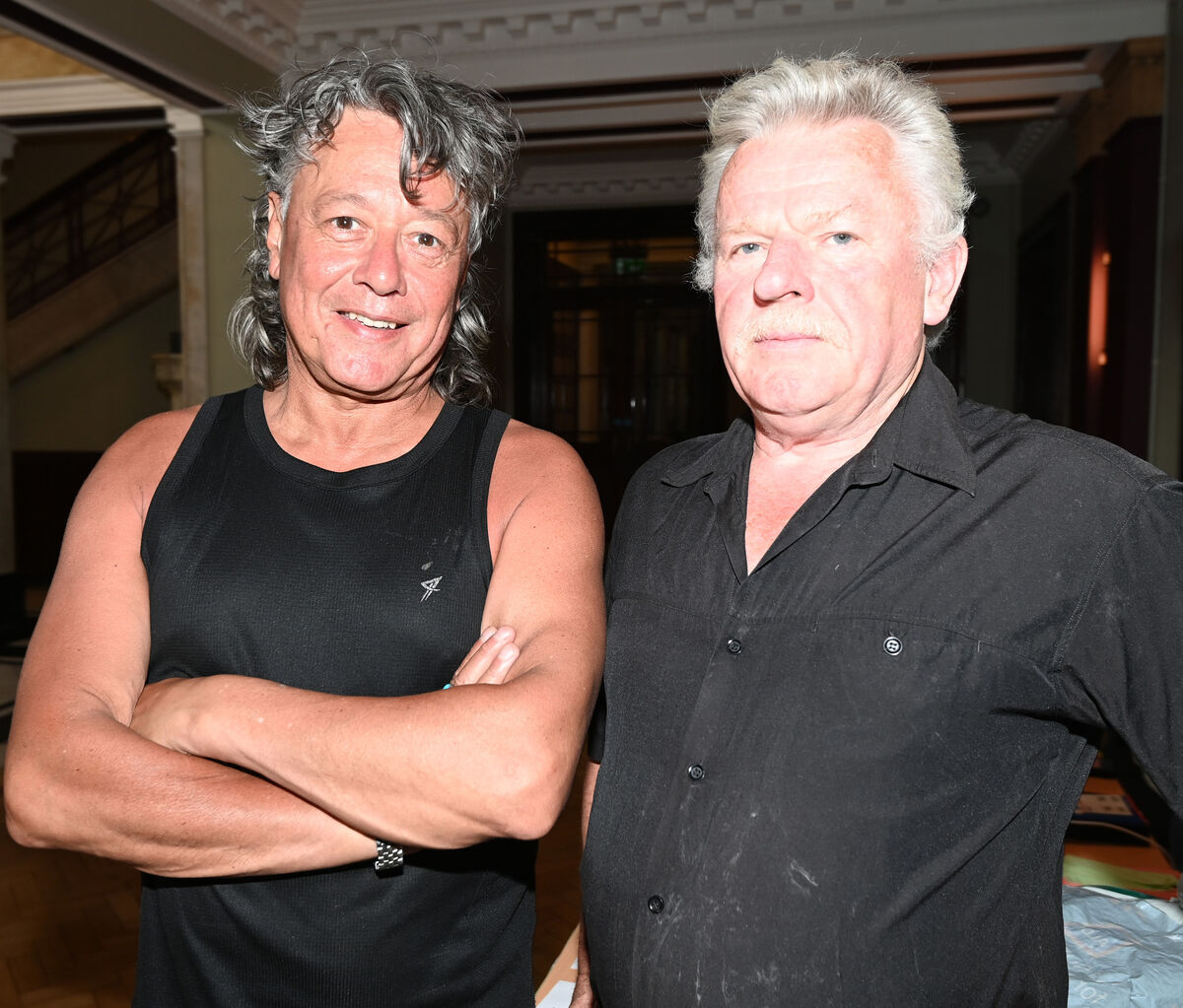 John Adams and Rory McCarthy at the concert. 