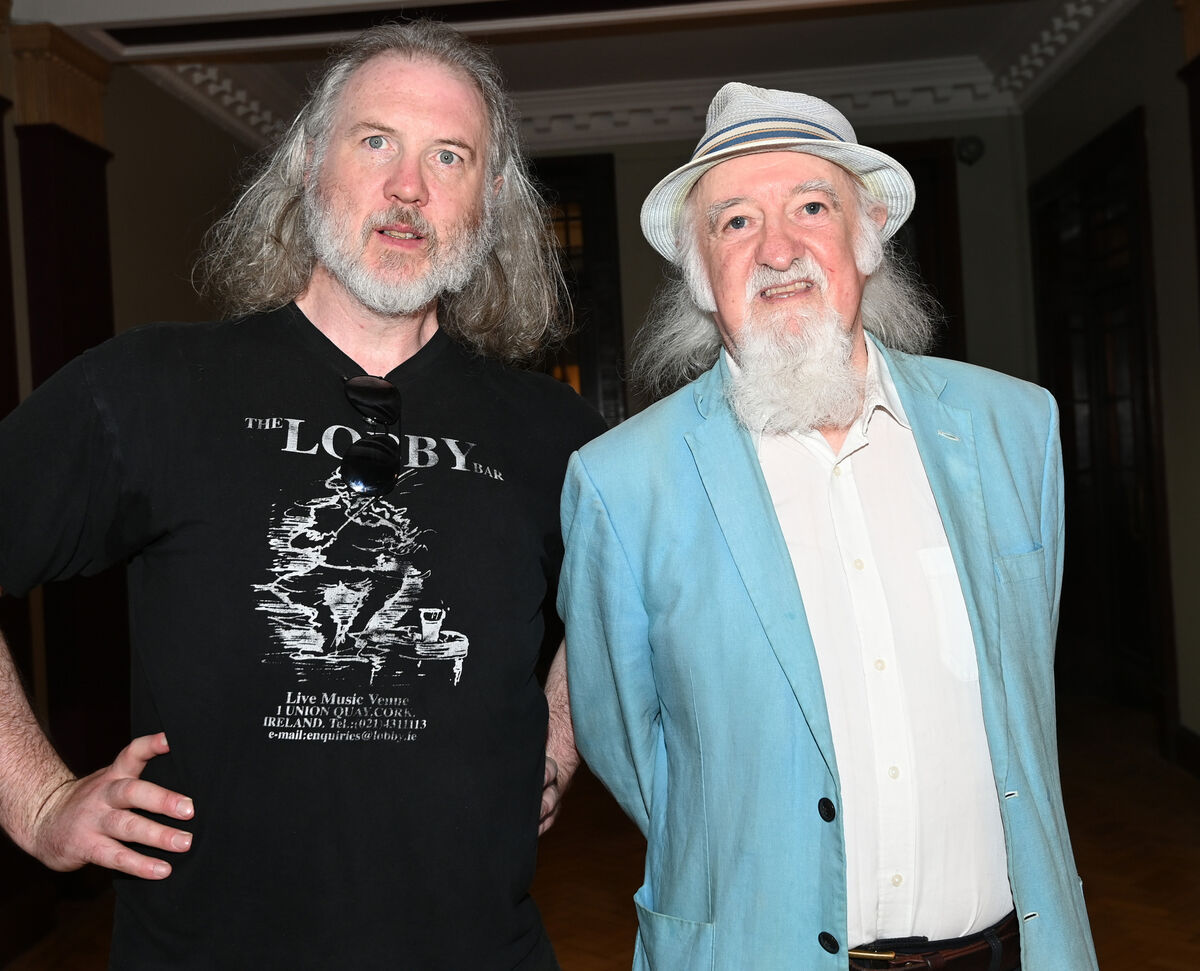 Ronan Leonard and Mick Hannigan at the City Hall, Cork. 