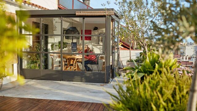 <p>Whether you're studying, working or retired, ensure one room in the house is truly comfortable for you during the day. This little conservatory is acting as a heat shunt for adjoining rooms. File picture</p>