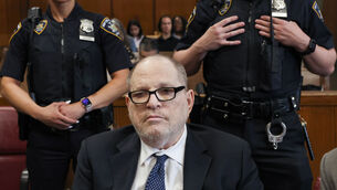 Harvey Weinstein in court in Manhattan (Timothy A. Clary/Pool Photo/AP)