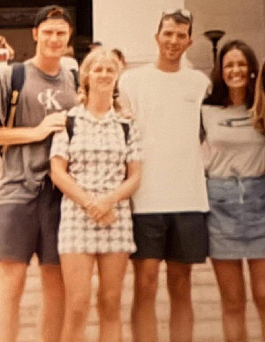 Vickie Maye, far right, and friends in the States. Vickie Maye, far right, and friends in the States.