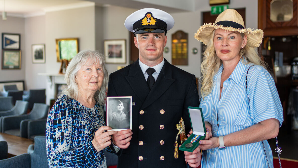 Great grandson of a hero from the siege of Jadotville among navy's new officer graduates