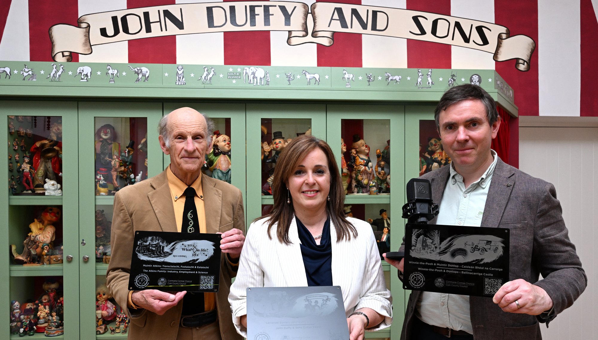 600-strong collection of clowns unveiled in Dunmanway, home of Duffy's Circus