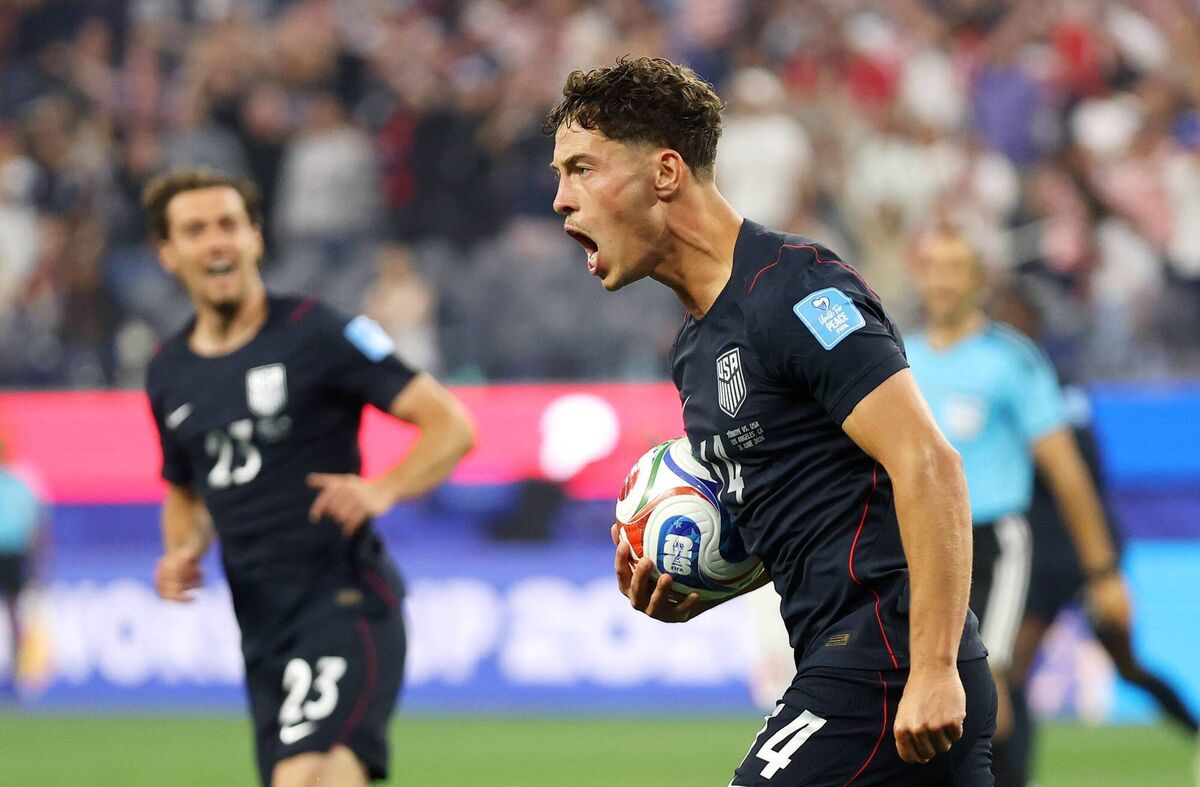 Sebastian Berhalter scored the equaliser for the US. Picture: Jamie Squire/Getty