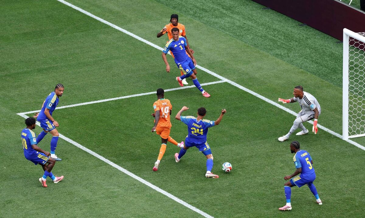 Nicolas Pepe slides in the opener from close range to give Ivory Coast the lead. Picture: Dan Mullan/Getty Nicolas Pepe slides in the opener from close range to give Ivory Coast the lead. Picture: Dan Mullan/Getty