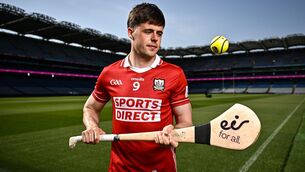 <p>eir Ambassador Darragh Fitzgibbon of Cork pictured in Croke Park marking eirs continued support of the GAA All-Ireland Senior Hurling Championship and the fourth year of the Poc Tapa Challenge, a competition open to every GAA club in the country, where the fastest team wins 5,000 for their club and the chance to play in Croke Park on semi-final day. To enter, visit @eir.Ireland on Instagram. eir is recognised by Open signal as having Irelands No.1 5G network coverage. Photo by David Fitzgerald/Sportsfile</p>