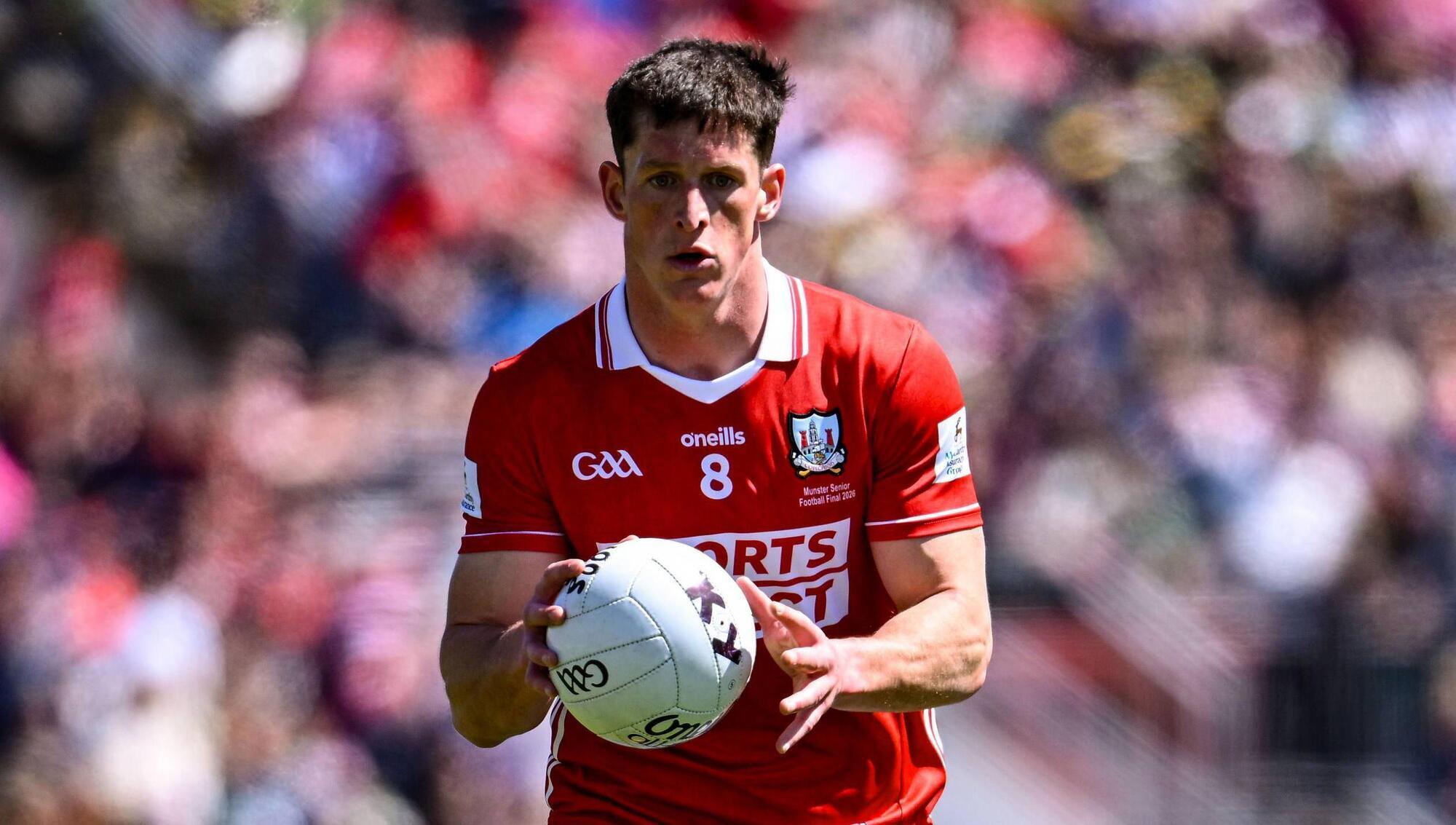 Colm O'Callaghan of Cork during the Munster final defeat by Kerry Photo by Paul Phelan/Sportsfile
