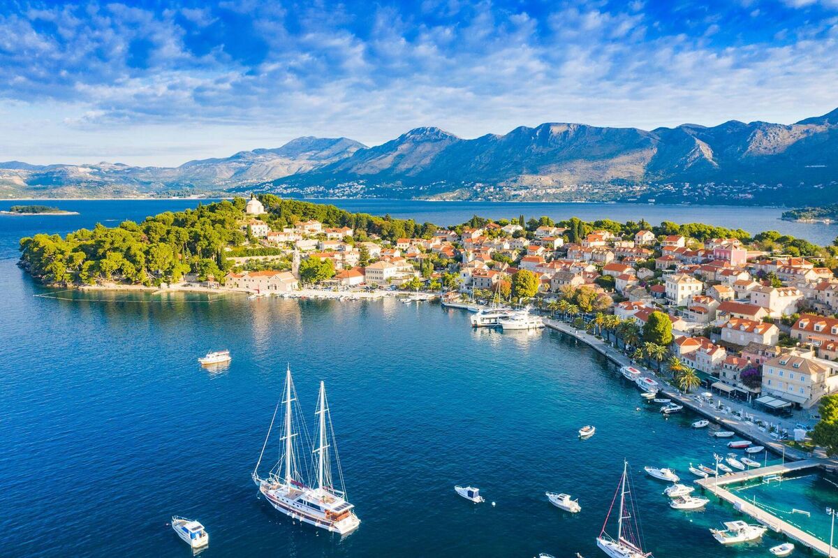 Cavtat, south Dalmatia, Croatia, popular tourist destination