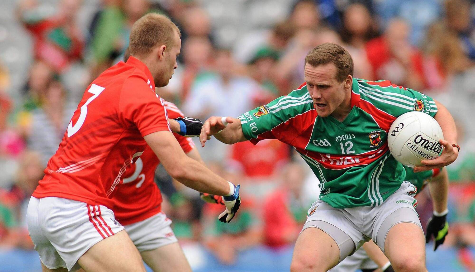 After spending time with Cork players on a 2010 All-Star tour, Andy Moran returned home a change player. The following year, Mayo would be reigning All-Ireland champions Cork in an All-Ireland quarter-final. Pic: Diarmuid Greene / SPORTSFILE