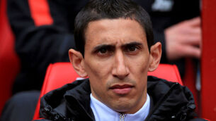 Angel di Maria attends Paris St Germain medical