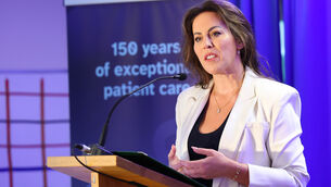 <p>Health minister Jennifer Carroll MacNeill atan event to mark 150 years of rehabilitation services at Clontarf Hospital on Friday. Picture: Marc O’Sullivan</p>