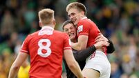 Colm O'Callaghan and Tommy Walsh celebrate after the game 13/6/2026