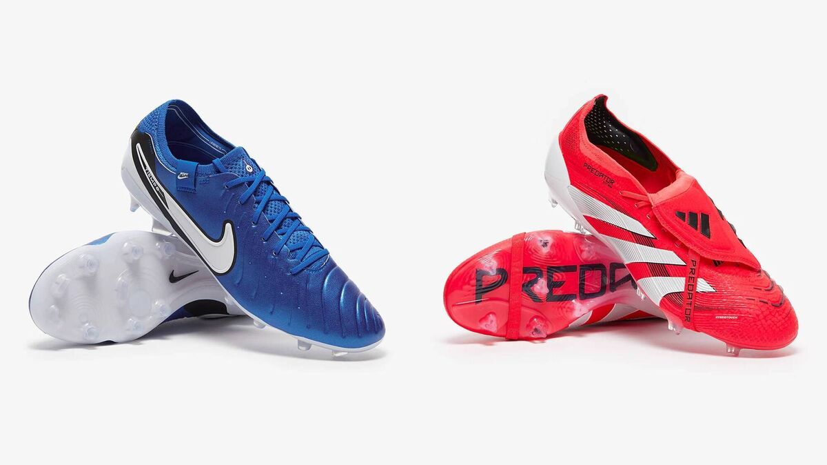 The most popular Gaelic football boots in 2026: the Nike Tiempo Legend and the Adidas Predator (both come in an array of different colours). Photos: ProDirect. The most popular Gaelic football boots in 2026: the Nike Tiempo Legend and the Adidas Predator (both come in an array of different colours). Photos: ProDirect.