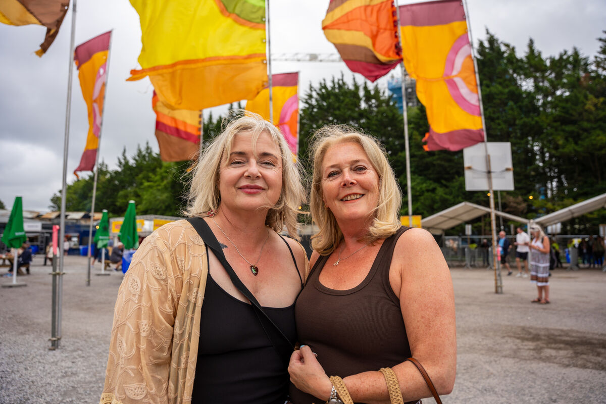 Patricia Crowley and Marie Ryan at the Marquee. Picture: Noel Sweeney Patricia Crowley and Marie Ryan at the Marquee. Picture: Noel Sweeney