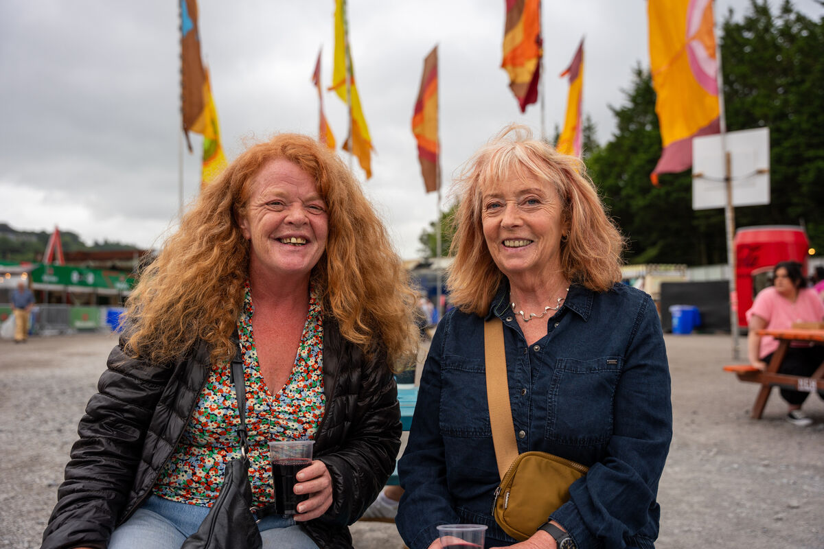 Deirdre Healy and Fionnula Healy at the Marquee. Picture: Noel Sweeney Deirdre Healy and Fionnula Healy at the Marquee. Picture: Noel Sweeney