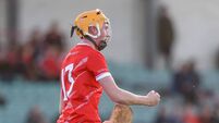 Donal Coughlan celebrates after scoring a point 19/10/2025