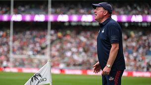 <p>Cork manager John Cleary: "Hopefully the experience will stand to these lads going forward. But as I said, we would be very disappointed going home this evening.” Pic: Ramsey Cardy/Sportsfile</p>