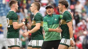 <p>Kerry Manger Jack O'Connor and David Clifford celebrate. Pic: ©INPHO/Bryan Keane</p>