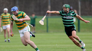 <p> Fionn Coleman scored 1-5 for Blackrock in their victory over Douglas. Pic: Jim Coughlan.</p>