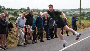 <p>Darragh Dempsey competing for the Fr Michael O’Driscoll Cup at Ballinagree.</p>