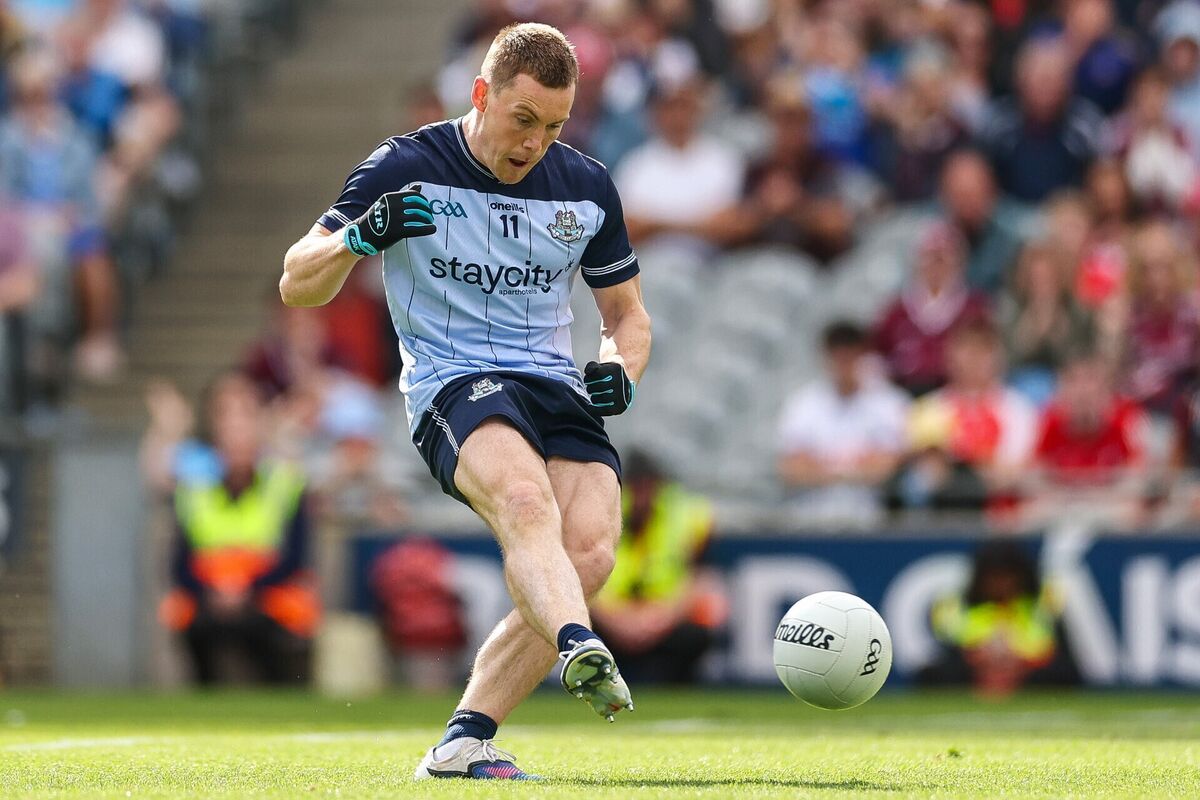 Dublin's Con O'Callaghan scores a penalty