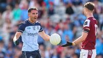 Niall Scully celebrates after being fouled by Sean Mulkerrin 28/6/2026