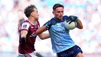 Niall Scully is tackled by Robert Finnerty 28/6/2026