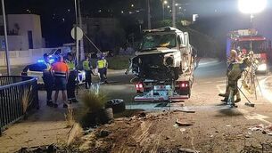 <p>The scene of the accident in Malaga. Picture: Real Cuerpo de Bomberos de Málaga</p>