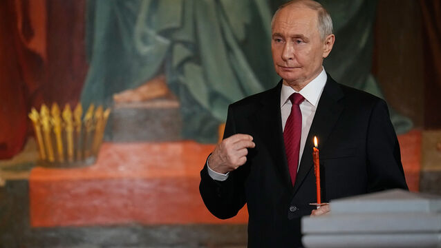 <p>Russian president Vladimir Putin in April. In the years to come, Russia will continue to pursue its national objectives. Sooner or later soft targets in the West, like Ireland, will be engaged. Photo: AP/Alexander Zemlianichenko</p>